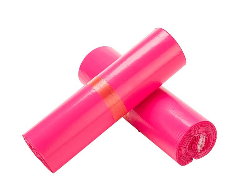 临沧玫红色快递袋-02